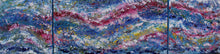Load image into Gallery viewer, Wave Triptych 10&quot; x 40&quot;
