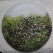 Load image into Gallery viewer, #9953 Day 58 - Alla Prima - Backyard Lilacs on 8" round convexo canvas